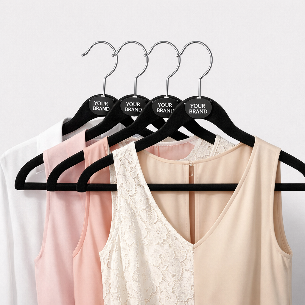Velvet Non-Slip Hangers white label idea