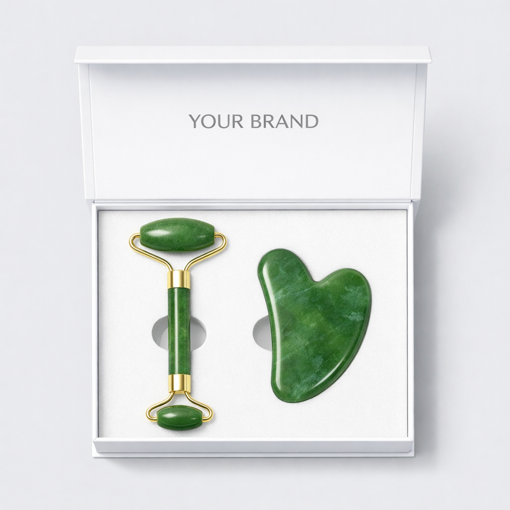 Jade Roller & Gua Sha Set white label idea