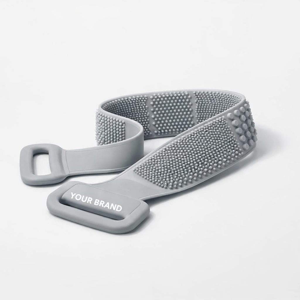 Silicone Back Scrubber white label idea