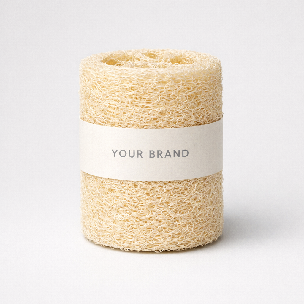 Natural Loofah Sponge white label idea