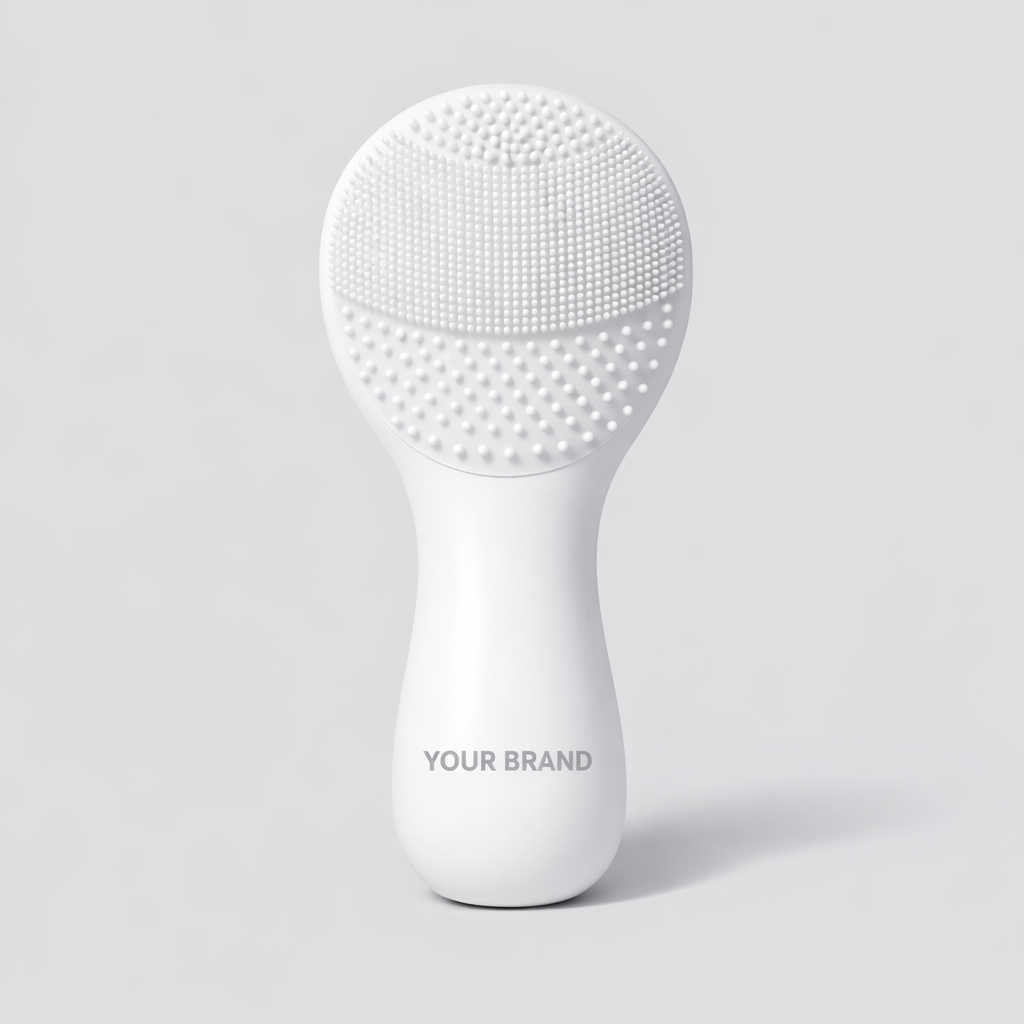 Silicone Face Cleansing Brush white label idea