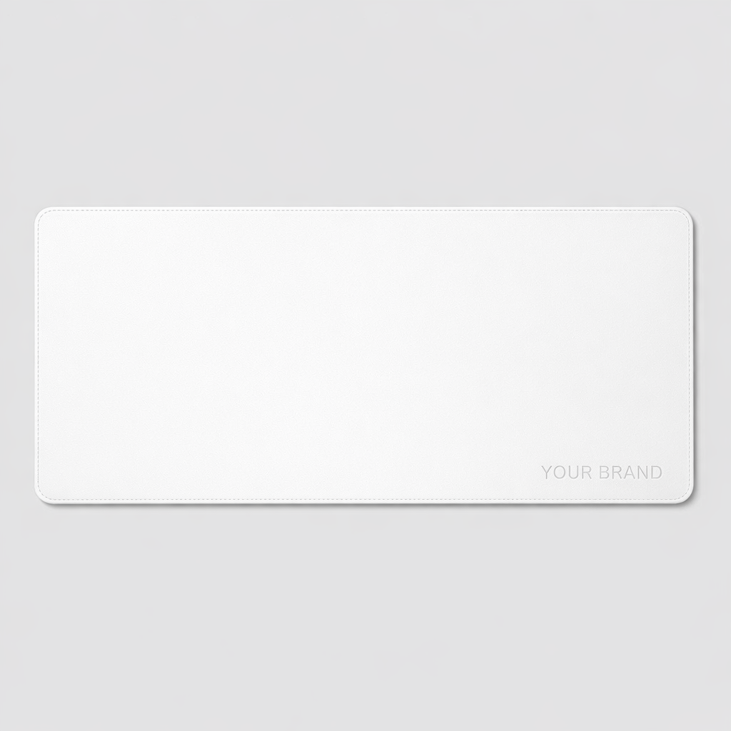 Large PU Leather Desk Mat white label idea