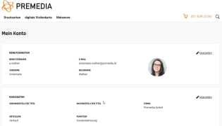 Web2Print Portal inkl. Auftragstool