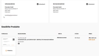 Web2Print Portal inkl. Auftragstool