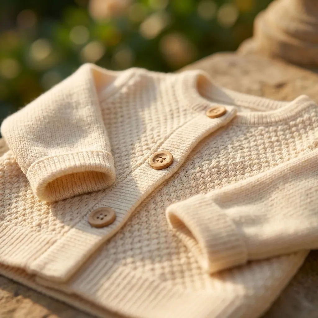 Royal Lace Baby Set | 3-Piece Vintage Cream Collection with Scalloped Lace - thumbnail 2