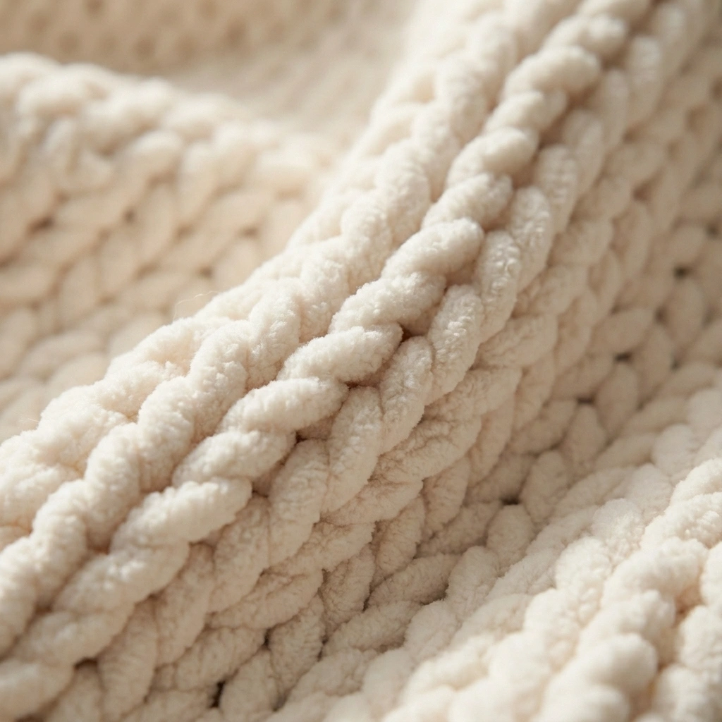 Cloud Cuddle Heirloom Baby Set | 4-Piece Handmade Chunky Knit Collection - thumbnail 2