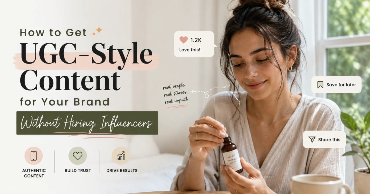 How to Get UGC-Style Content for Your Brand Without Hiring Influencers