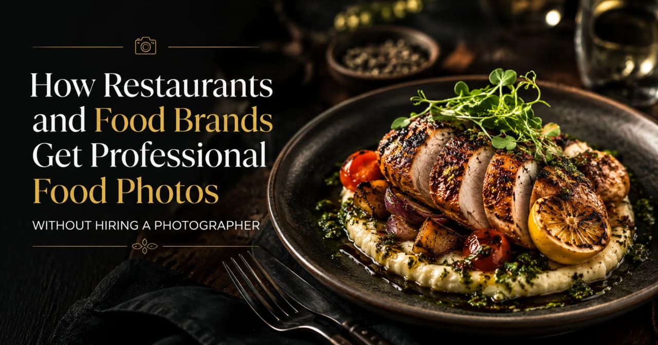 How Restaurants and Food Brands Get Professional Food Photos Without Hiring a Photographer