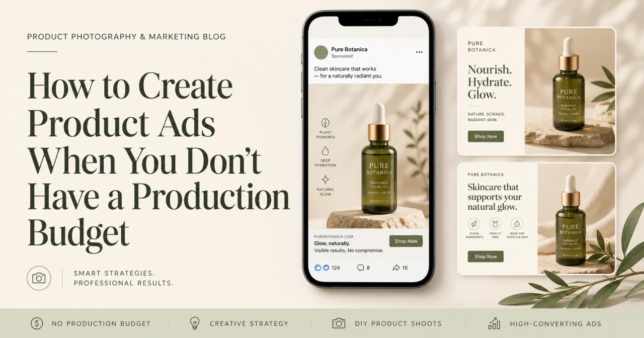 How to Create Product Ads When You Don't Have a Production Budget