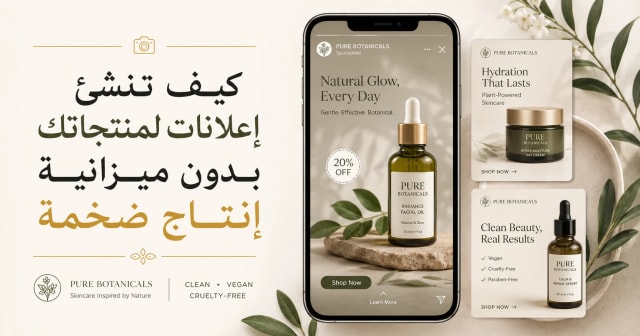 كيف تنشئ إعلانات لمنتجاتك بدون ميزانية إنتاج ضخمة