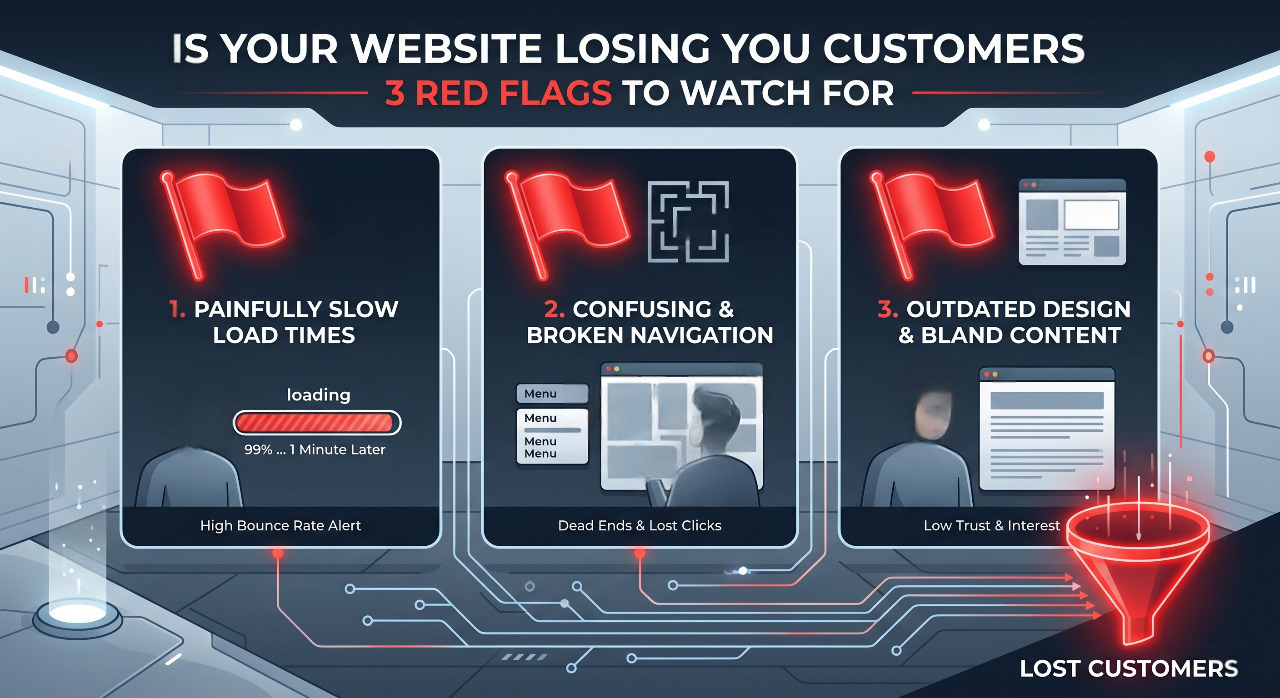 Is Your Website Losing You Customers? 3 Red Flags