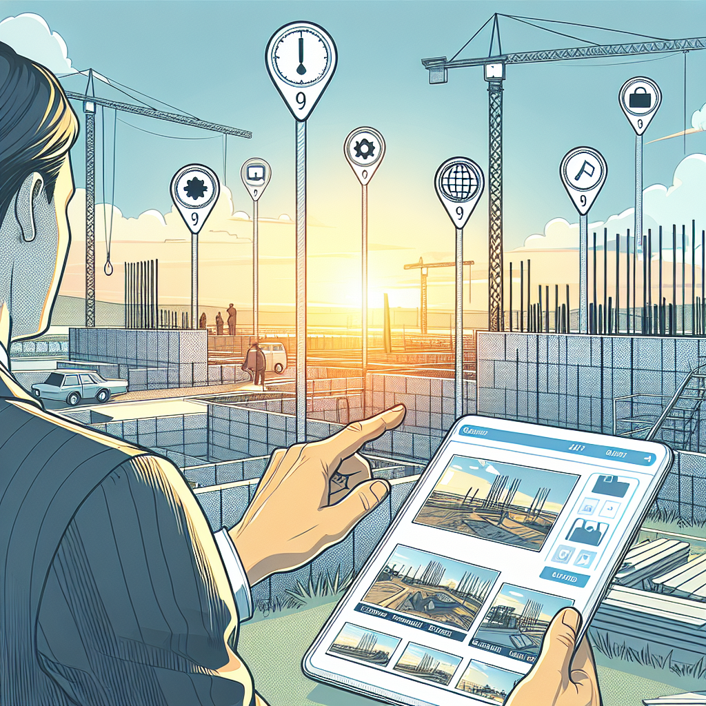 Job site morning photo example demonstrating the photo protocol