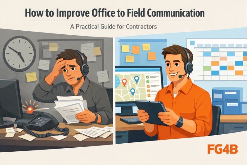 How to Improve Office to Field Communication: A Practical Guide for Contractors