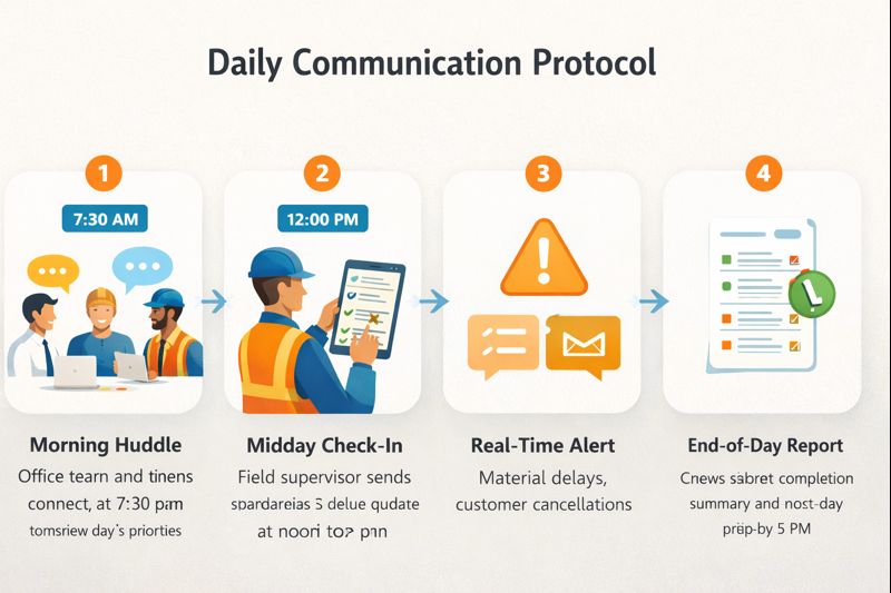 Preparation checklist for implementing new communication systems