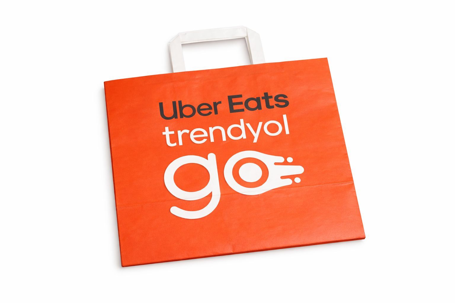 Trendyol Go Baskılı Kraft Çanta