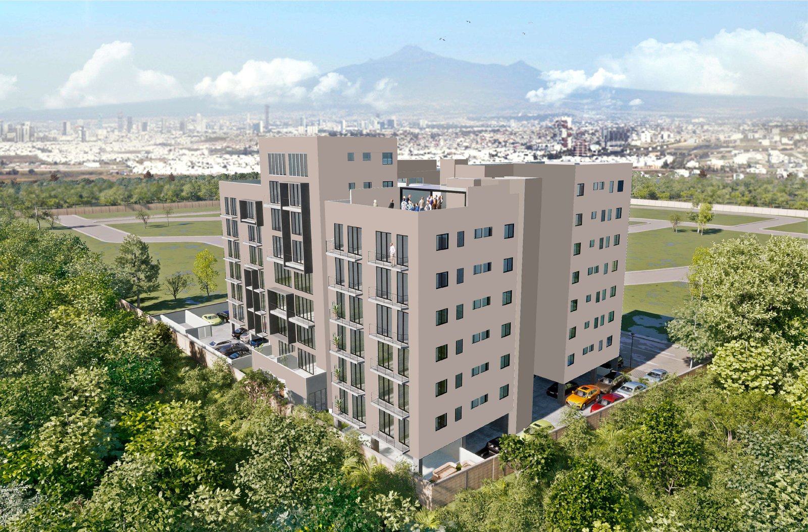 Vista aérea Bau22 — Lomas de Angelópolis