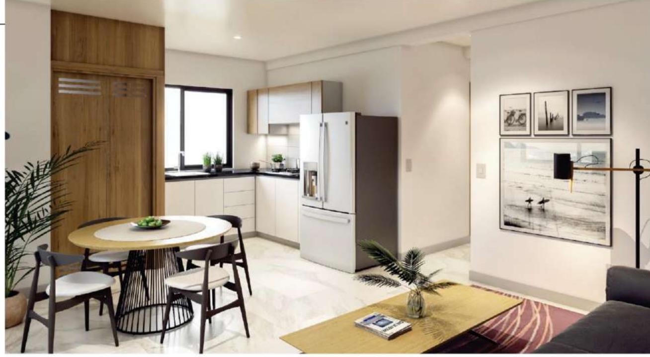 Cocina — Sala / comedor