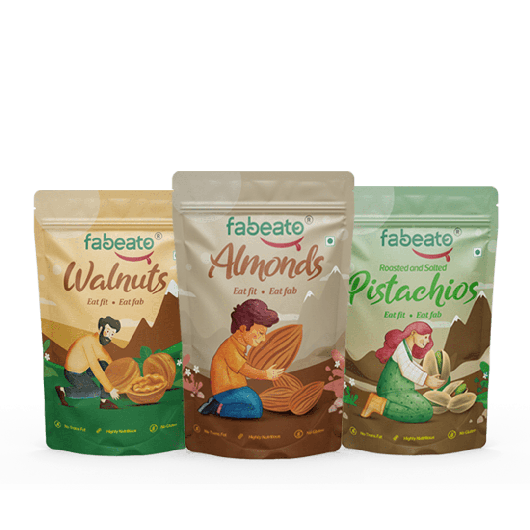 Almond,Pista,Walnut 200 G