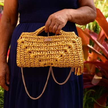 Granny Square Statement Crochet Bag