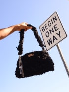 A&H Black-on-Black Crochet Bag, photo 4