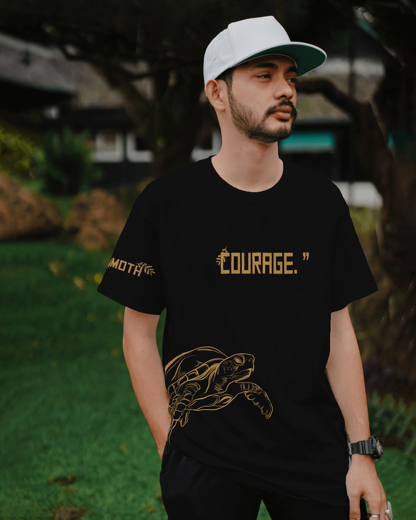 Courage Mens Oversized T-shirt