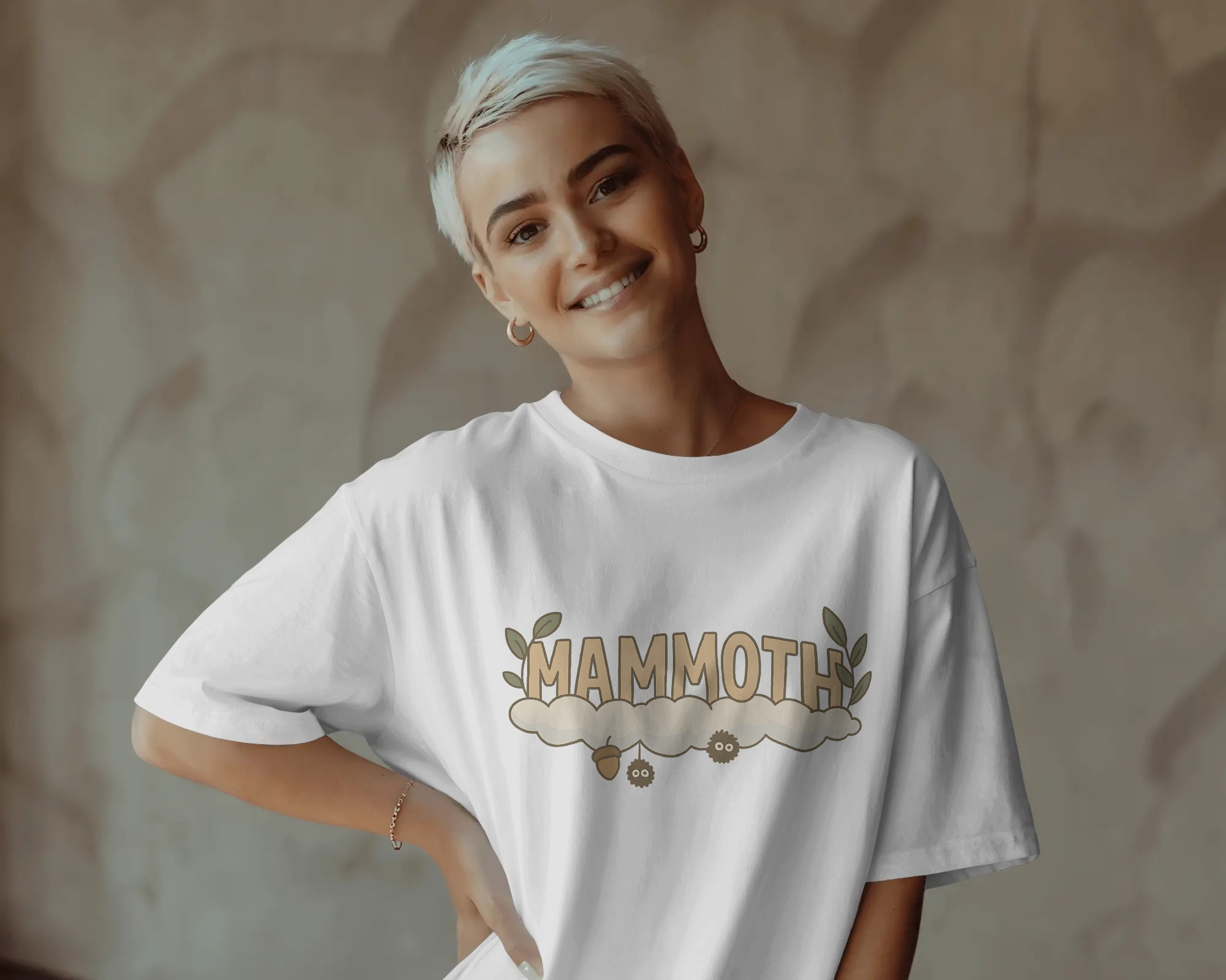 Whimsy & Roots Women Oversized T-shirt