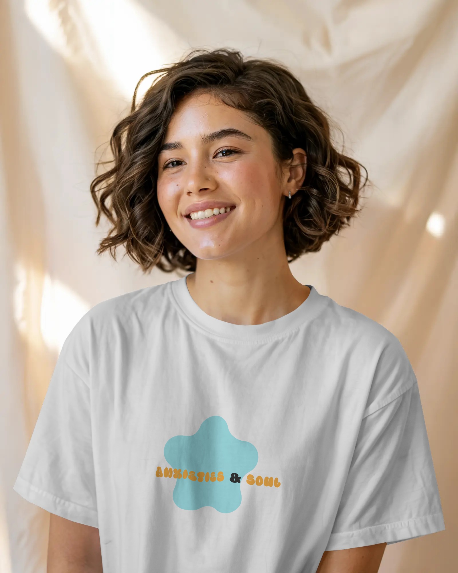 Anxieties & Soul Womens Oversized T-shirt