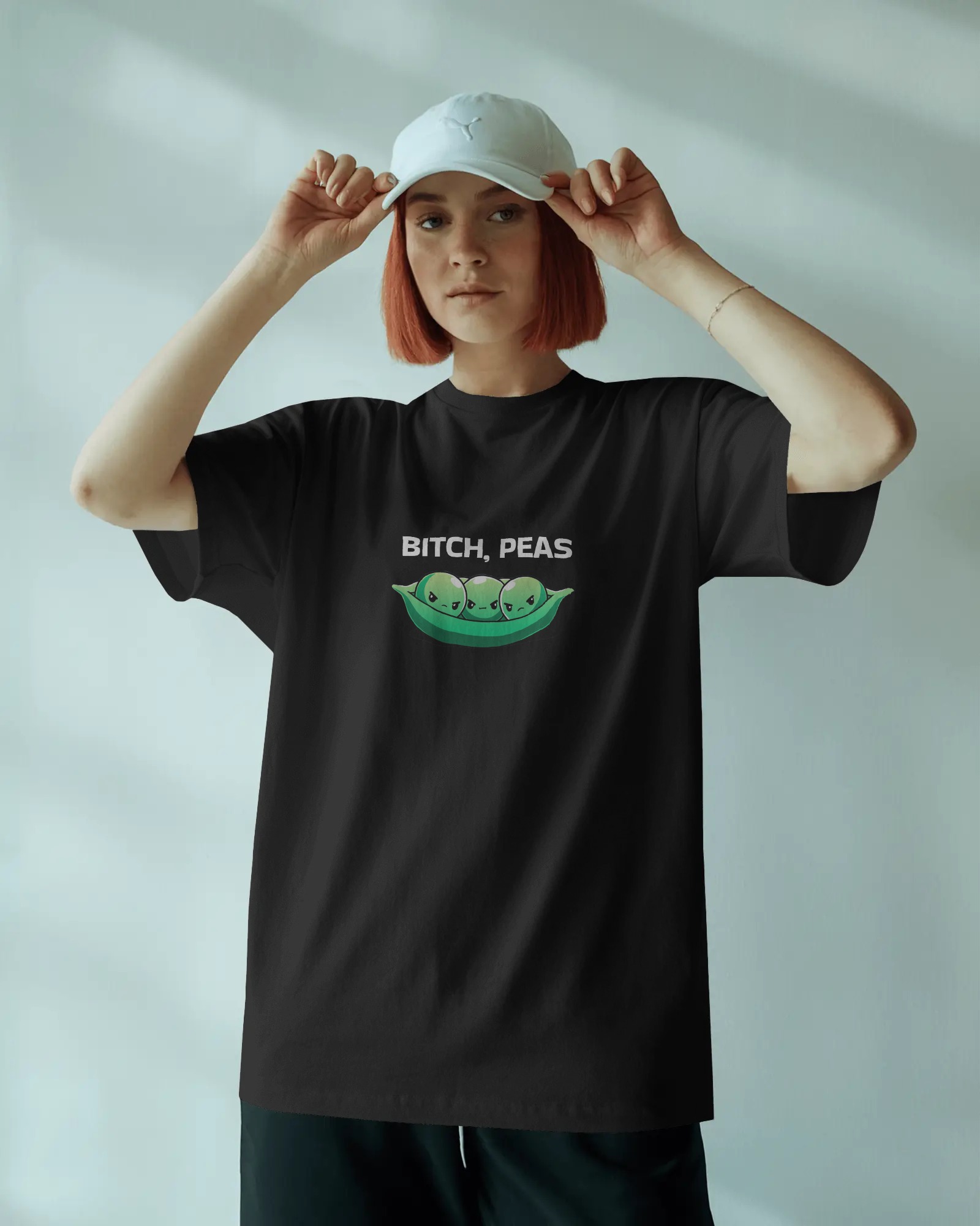 Peas & Giggles Women Oversized T-shirt