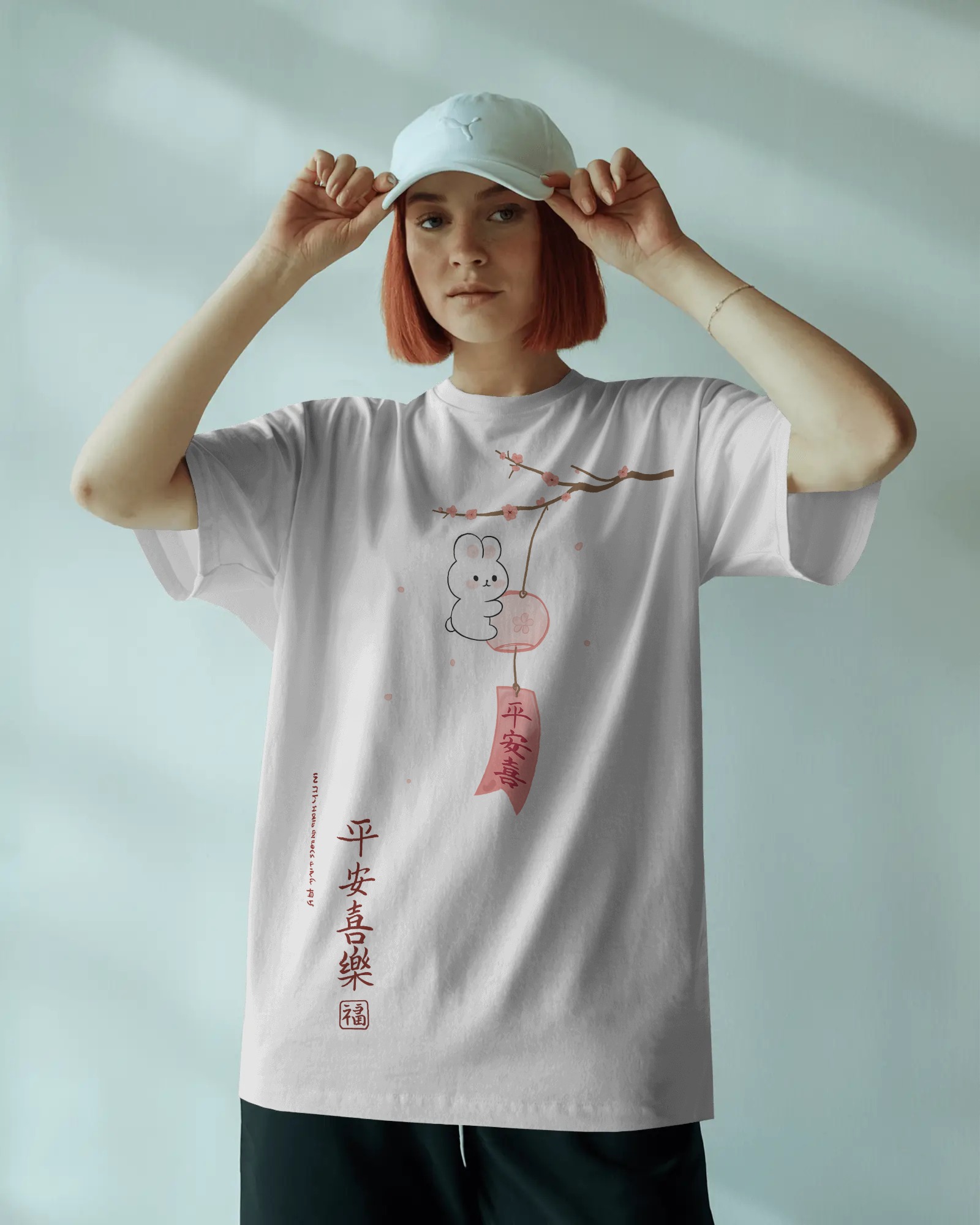 Blossom Tranquility Women Oversized T-shirt