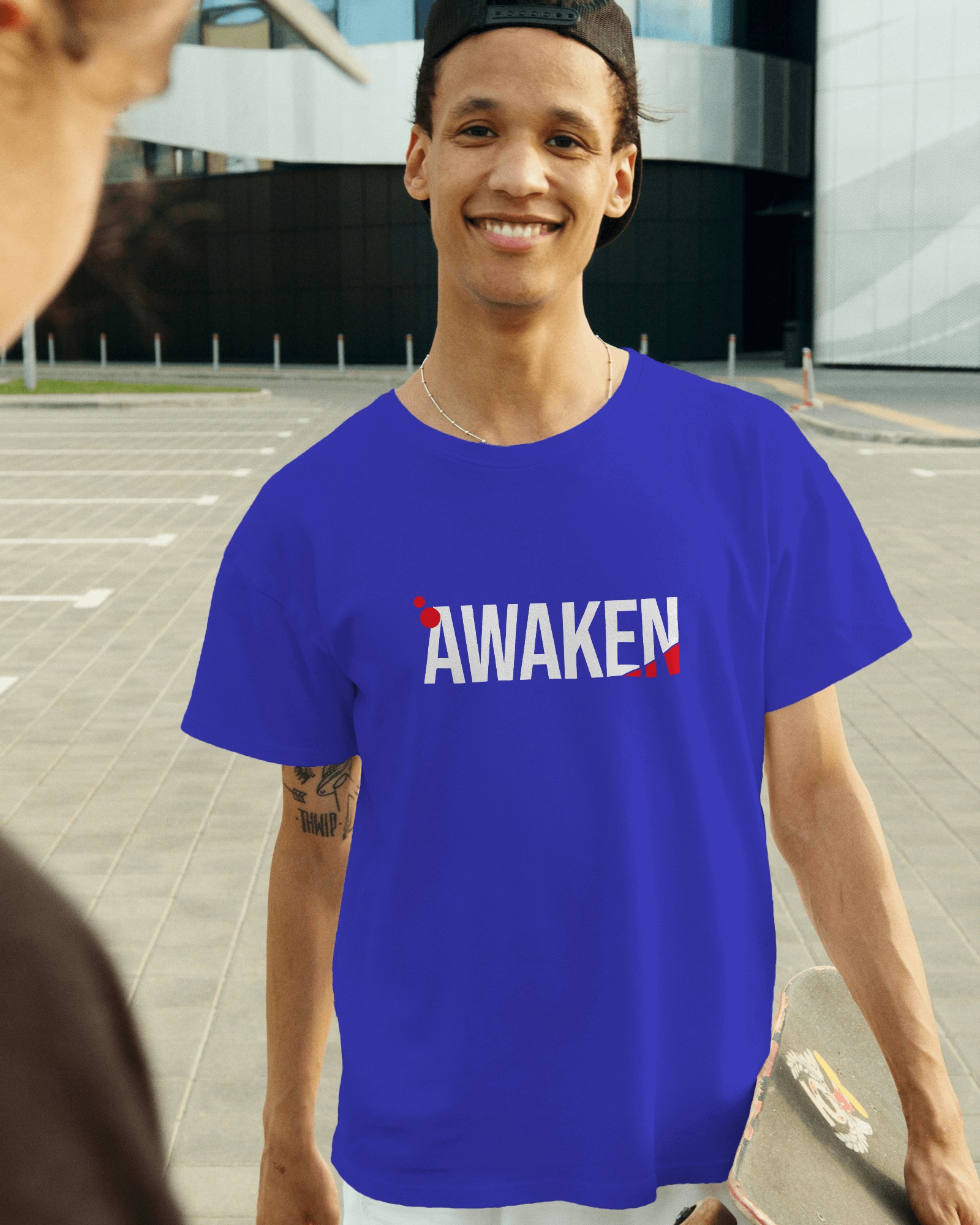 Awaken Koi Streetwear Mens T-shirt