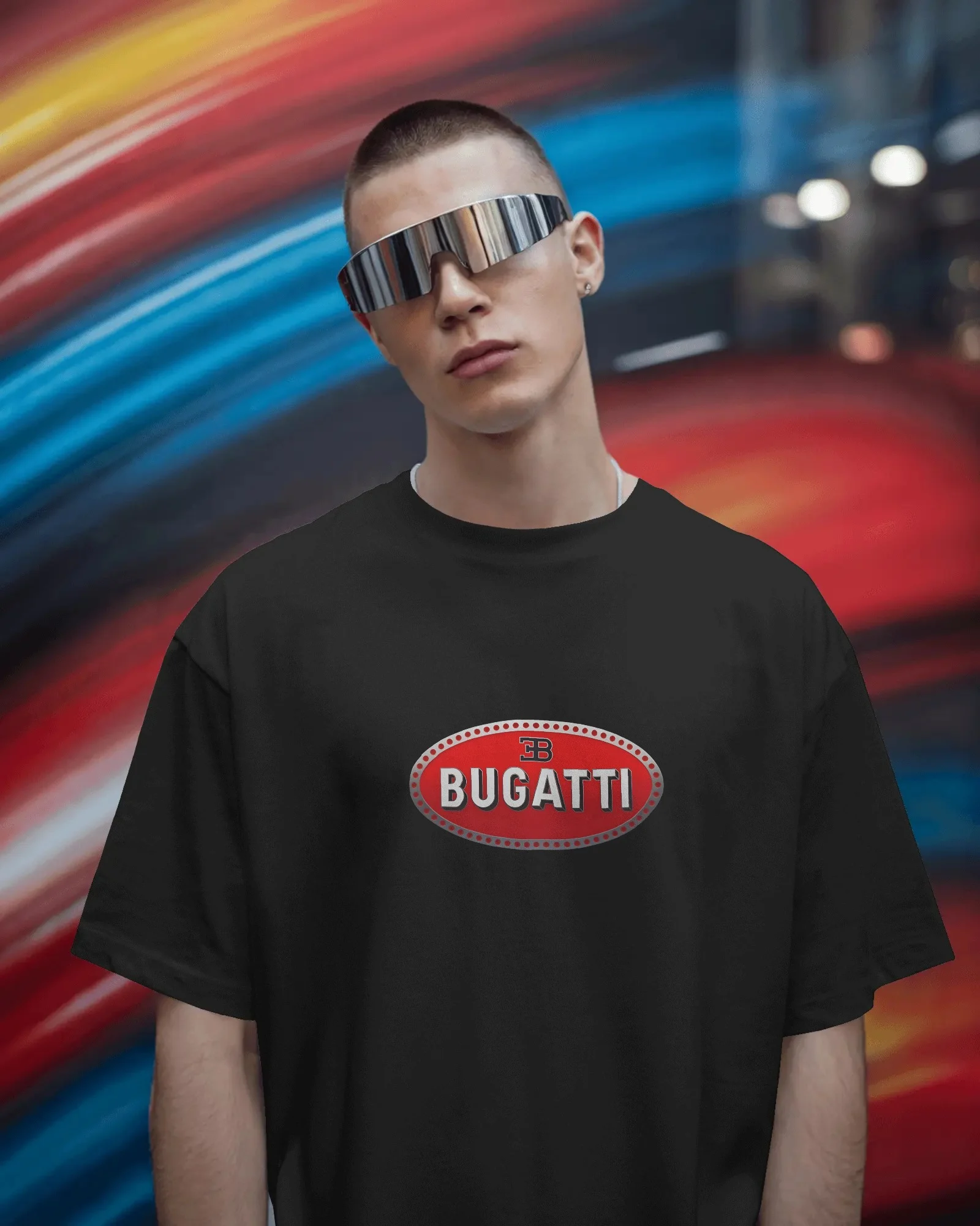 Bugatti Veyron Mens Oversized T-shirt