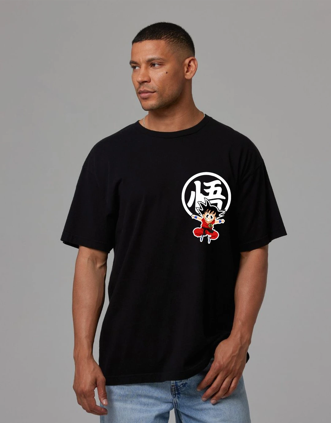 Cloud Rider Goku Mens Oversized T-shirt