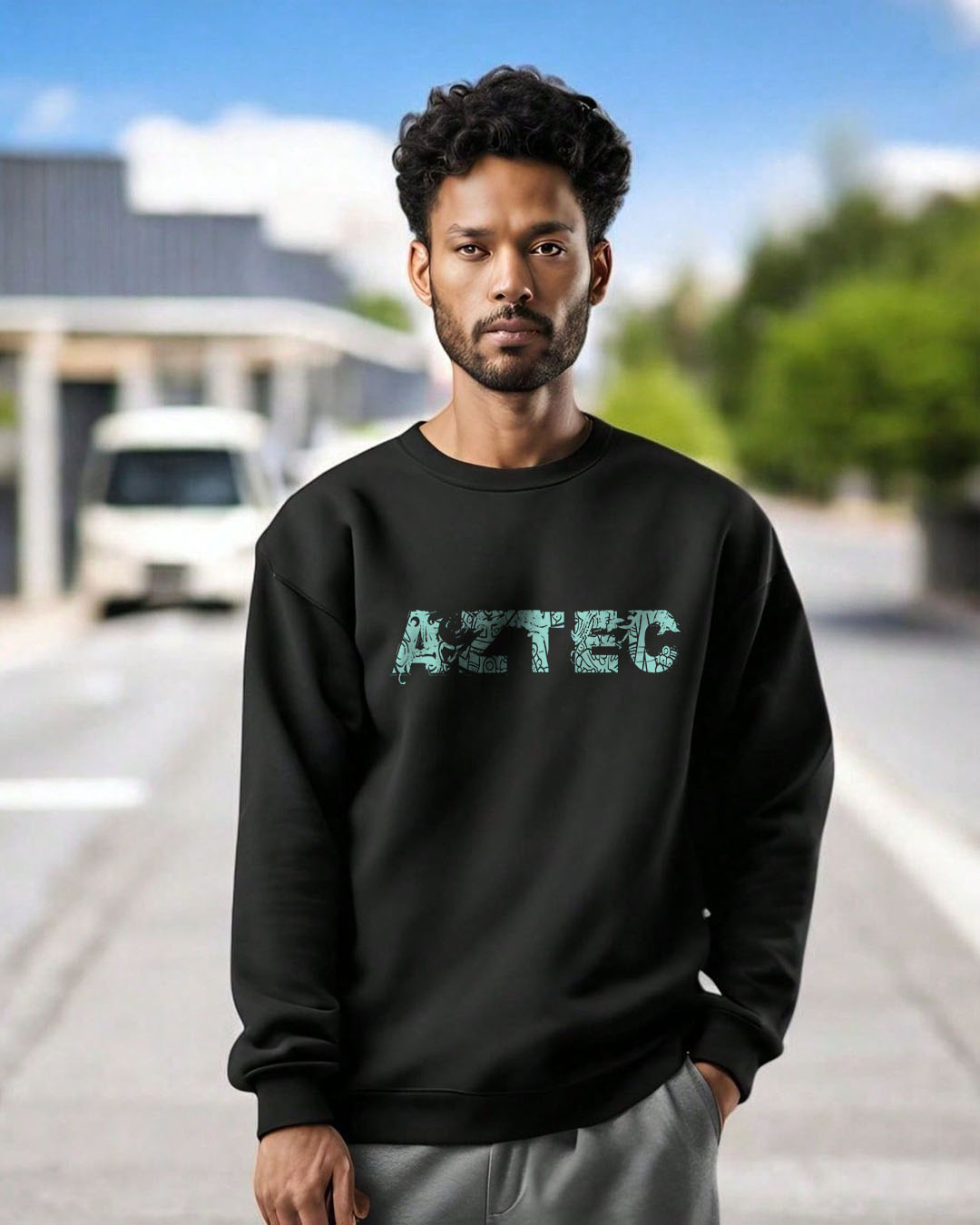 “Aztec Spirit Roar Sweatshirt