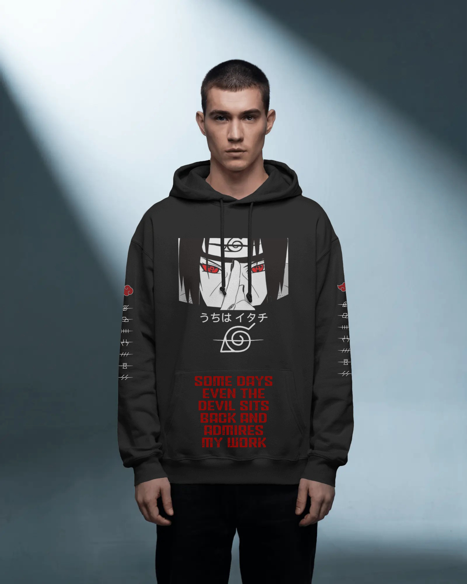 Crimson Shadow Hoodie