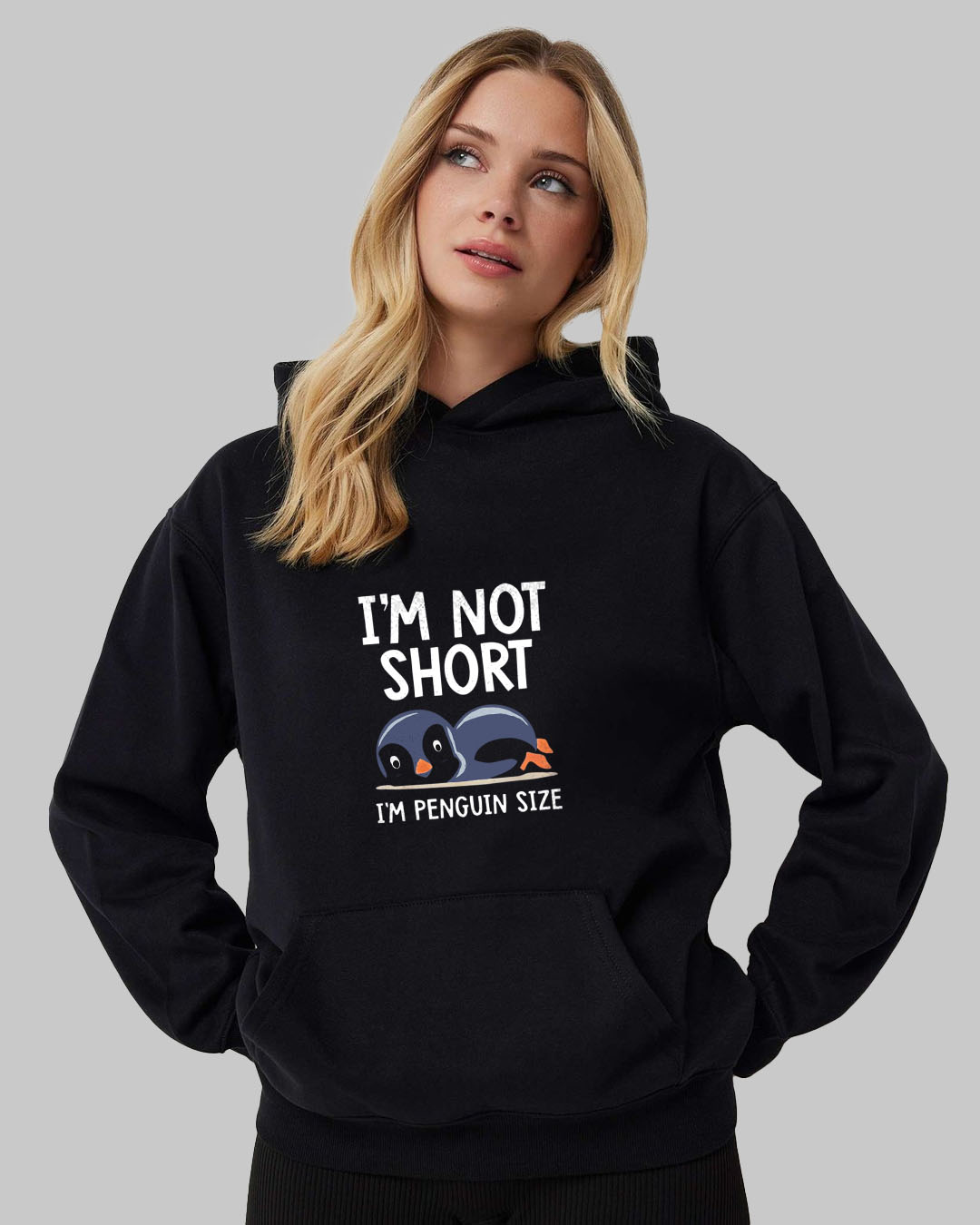 Penguin Attitude Womens Hoodie