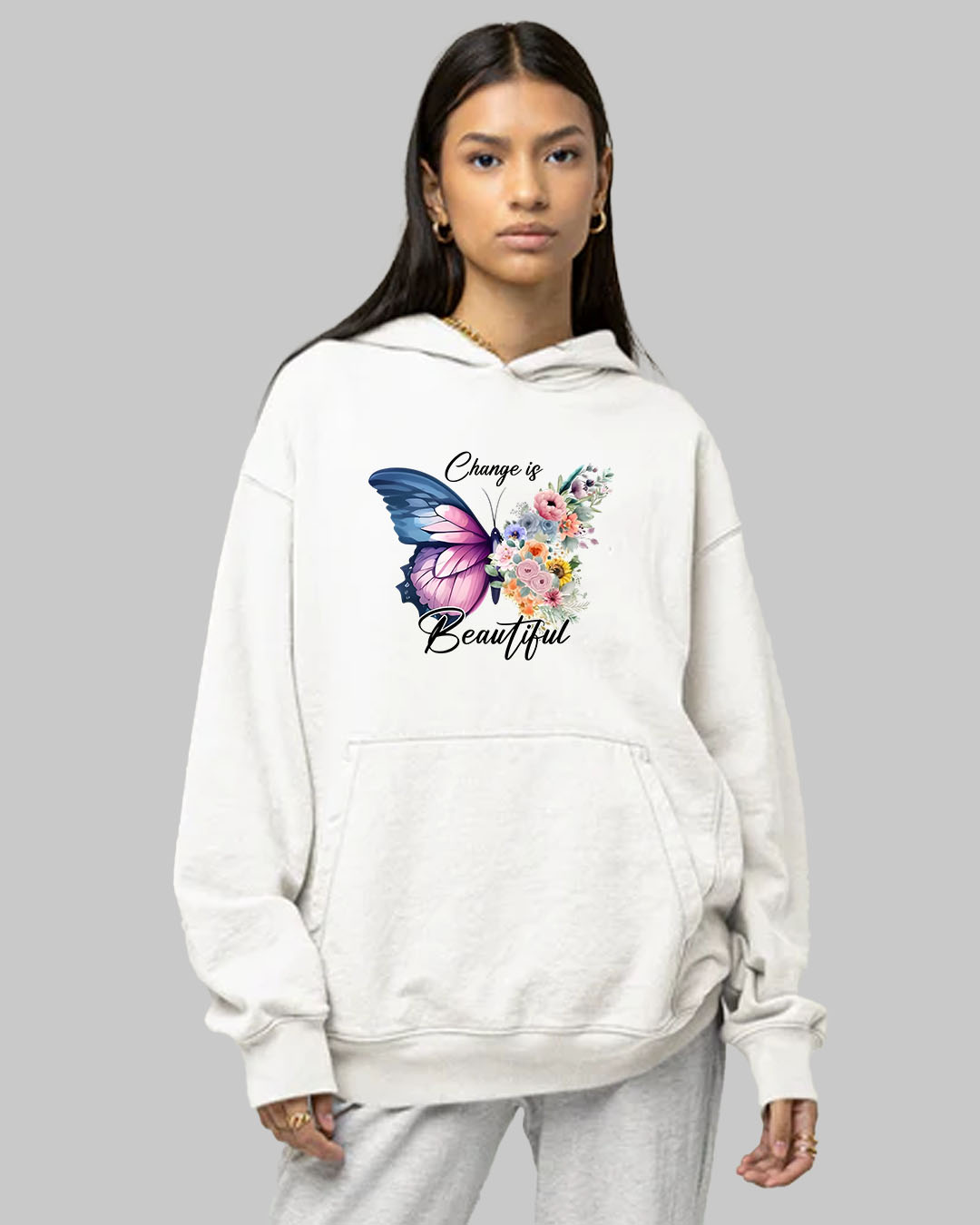 Humble Bloom Womens Hoodie