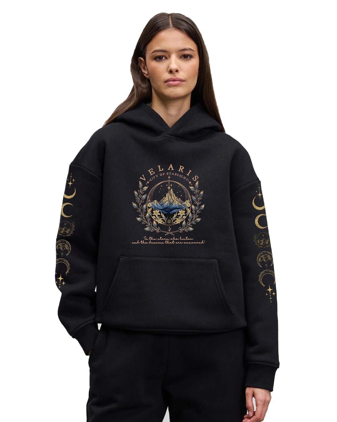 Starlight Realm Womens Hoodie