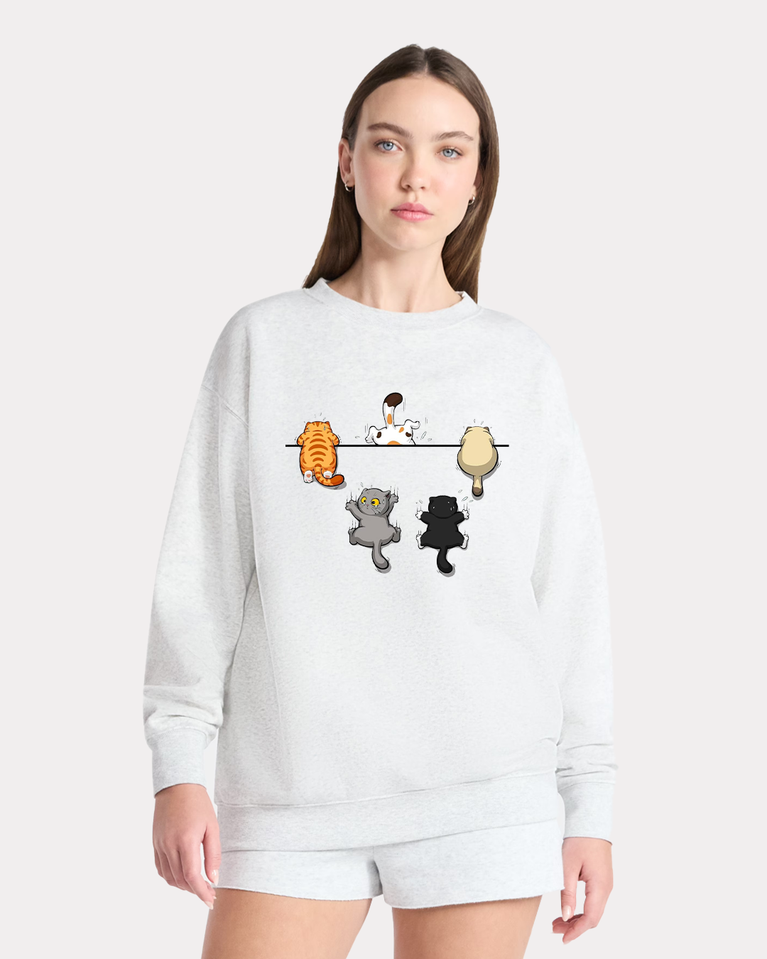 Cat Chaos Womens Sweatshirt