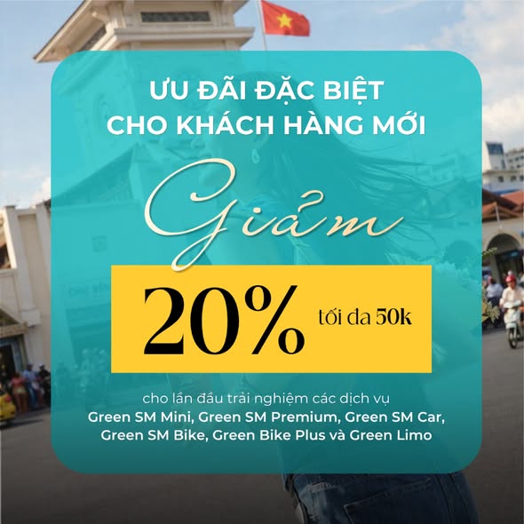 Ưu đãi Green SM cho khách Nicecy