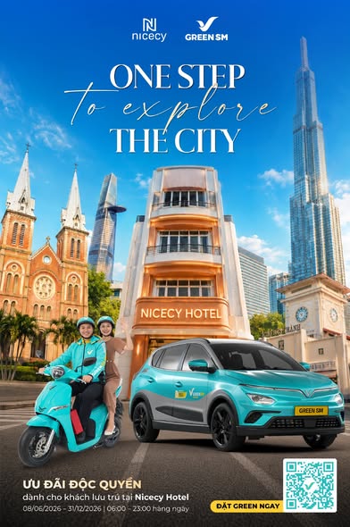 Khách sạn Nicecy hợp tác Green SM