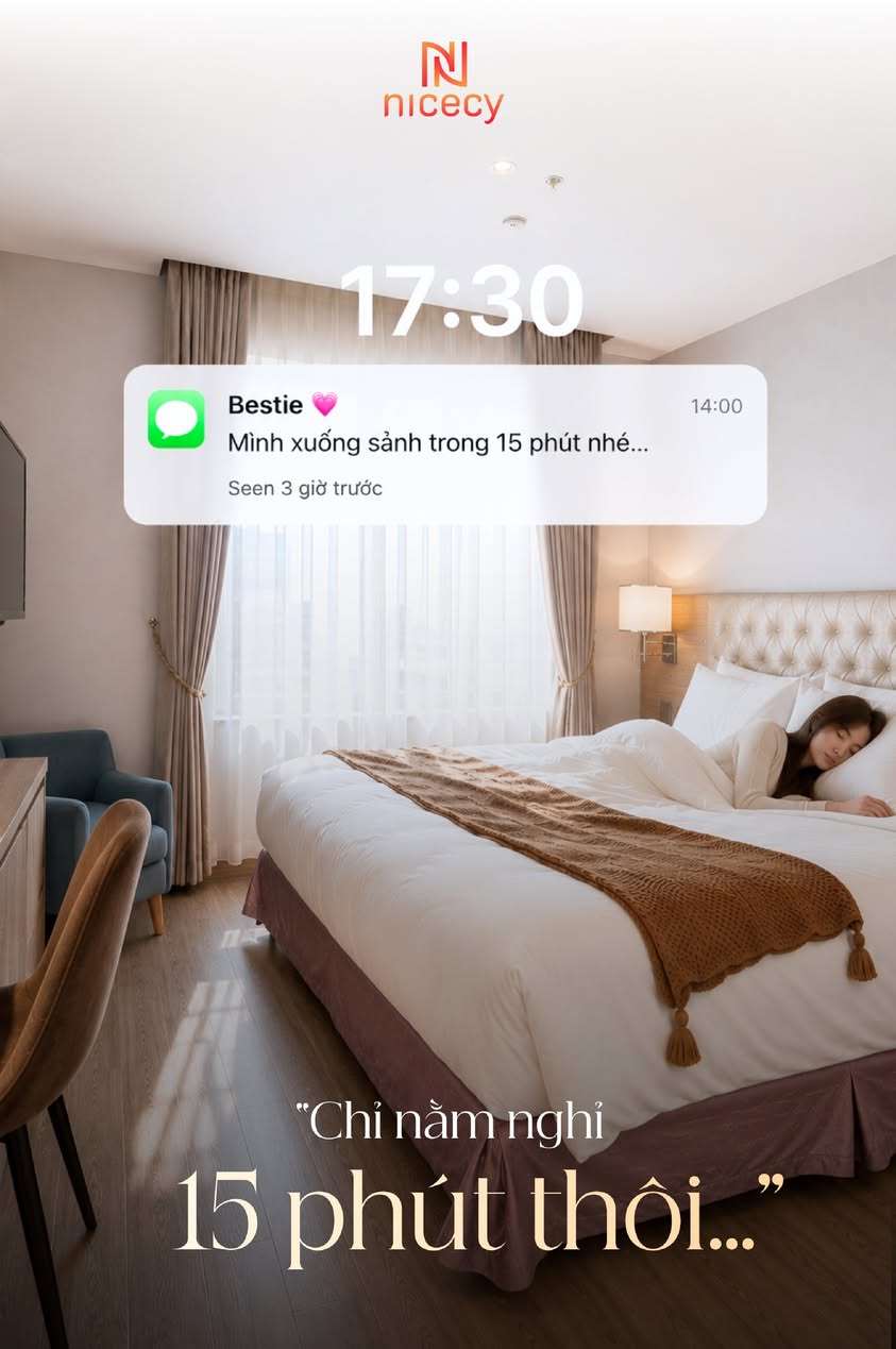 Phòng nghỉ thoải mái tại Nicecy