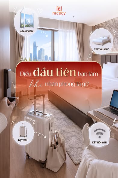 Nghi thức đầu tiên khi nhận phòng khách sạn