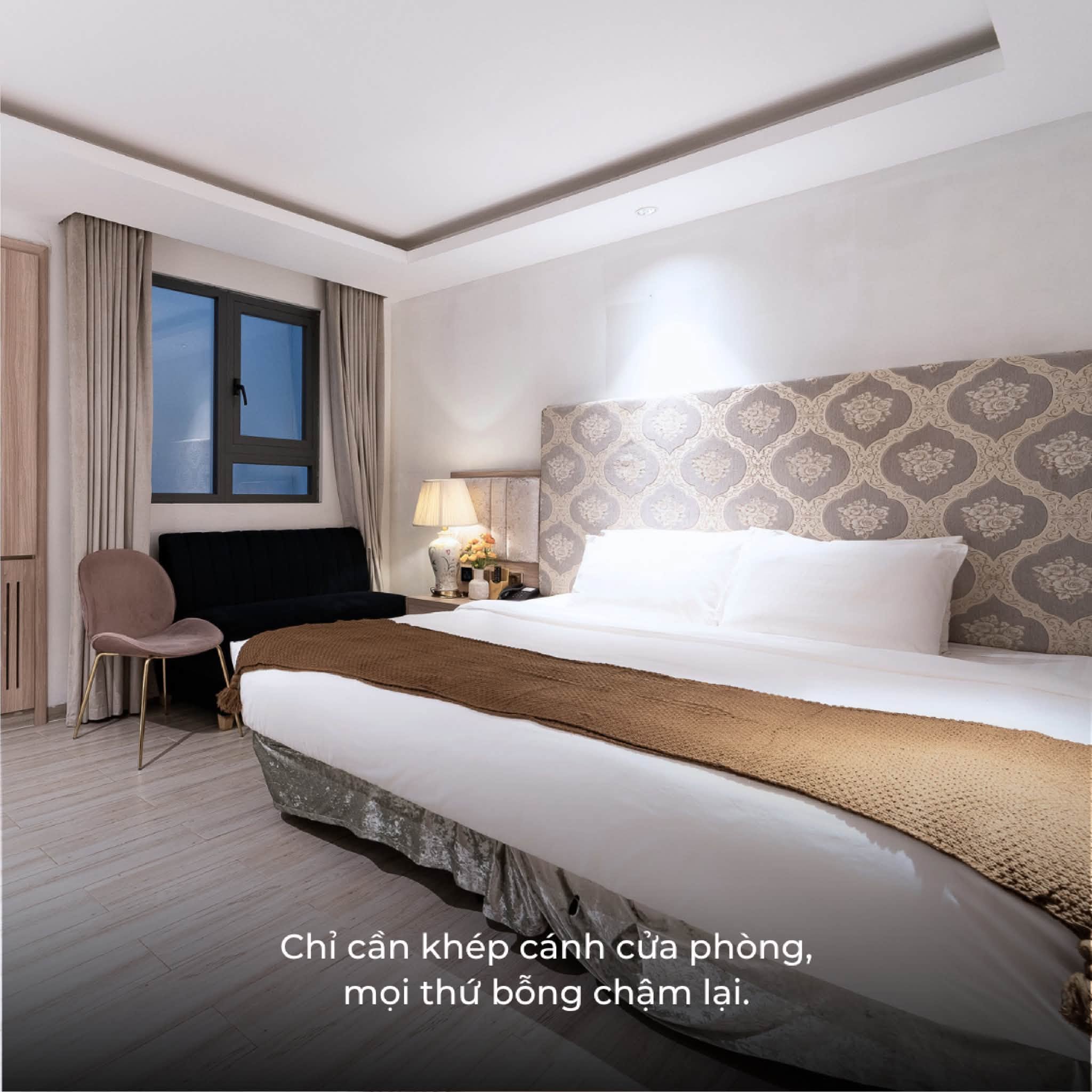 Phòng nghỉ ấm cúng tại Nicecy