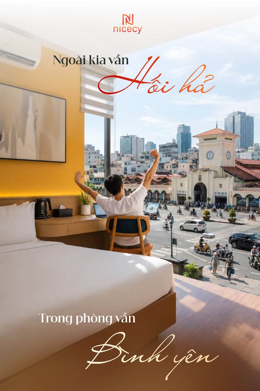 Khách sạn Nicecy với không gian yên bình giữa phố thị