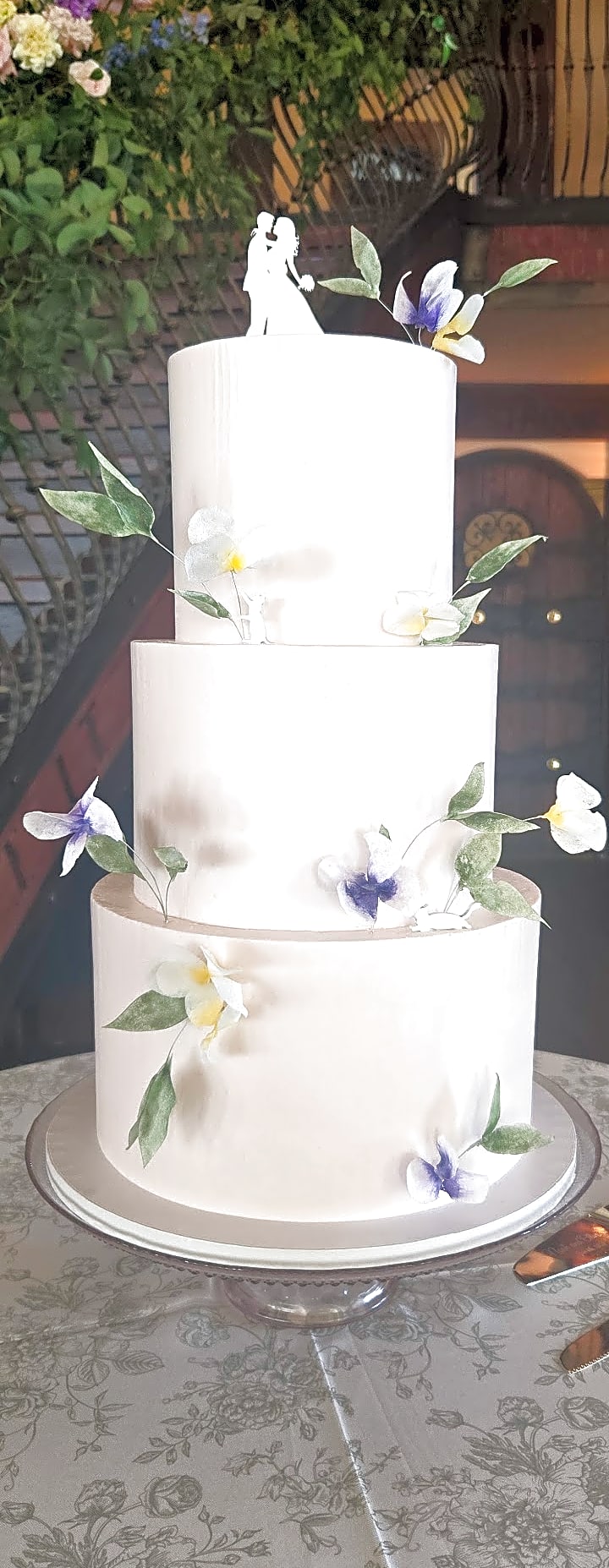 Wedding cake at Wadley Farms, Lindon, by Sweet E's Bakery