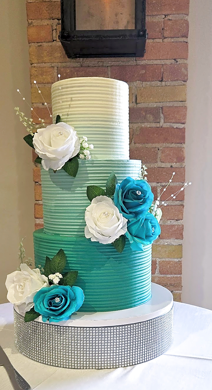 High West Distillery wedding cake Ombru00e9 | Sweet E's