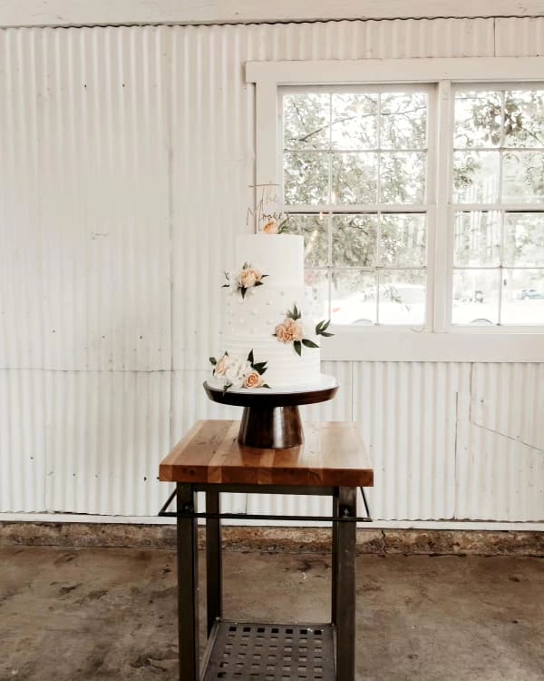 Provo wedding cakes by Sweet E's Bakery — custom design