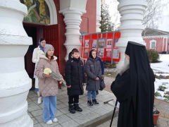 Епископ Савва совершил Божественную Литургию в храме святого пророка Божия Илии села Красное