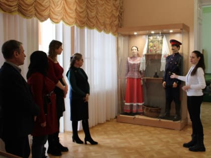 Гости из НИУ «БелГУ» посетили Чернянский краеведческий музей