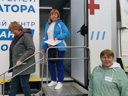 Мобильный «Поезд здоровья» начал работу в селе Васильдол Новооскольского городского округа